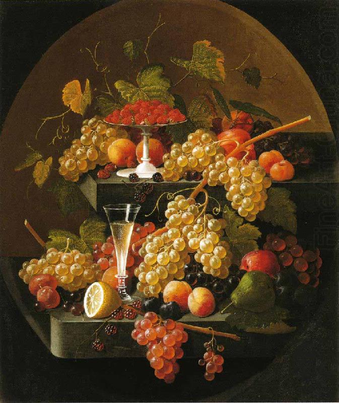 Severin Roesen Fruit and Wine Glass oil painting picture